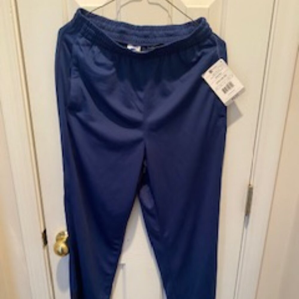 Men's Starter Mesh Pant Small Blue